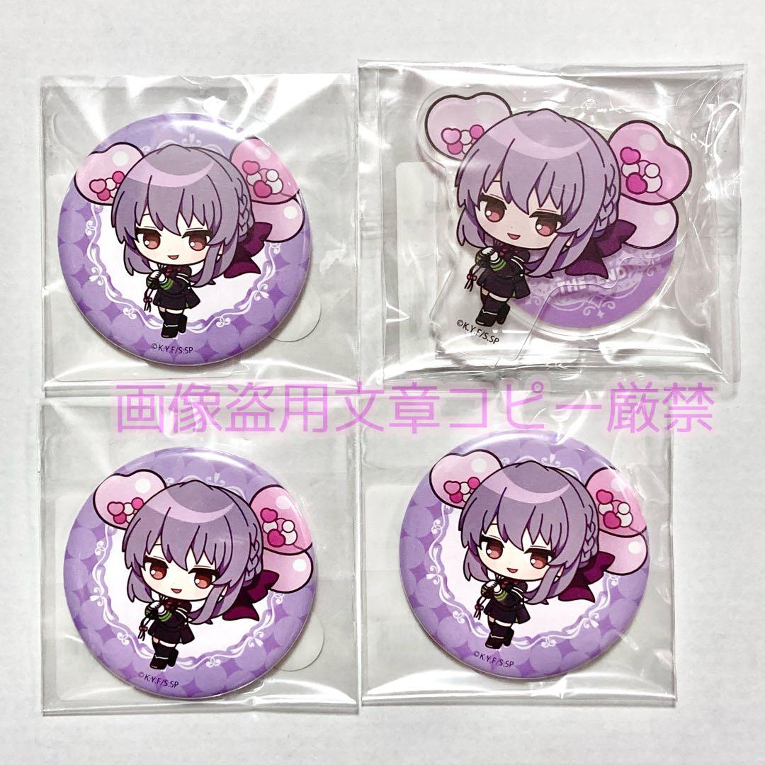 Owari no Seraph Hiyori Shinoa DMM Scratch Lottery Can Badge Acrylic Stand