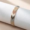 Bohemian Style Handwoven Bracelet Featuring Colorful Glass Beads Comfort Fit for Daily Activities Versatile Wear Women