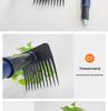 Detachable Dense-Tooth Garden Rake for Leaves, Grass, and Potted Plants