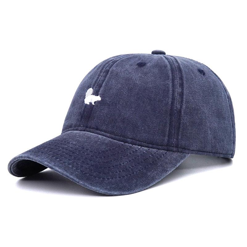 New Squirrel Embroider Baseball Caps WoUnisex Unisex Washed Cotton Sun Gorras Hip Hop Summer Sunshine Outdoor Snapback Trucker Hats