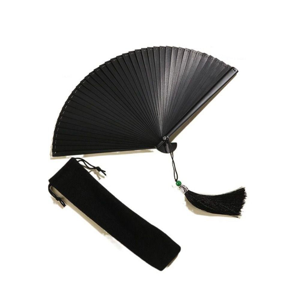 Bamboo Small Handmade Compact Folding Portable Kimono Fan Dance Fan Bamboo Fan Ornament