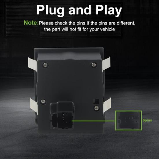 New Headlight Lamp Switch With Fog Lights For 09-12 Ram 1500 2500 3500 4602918AA