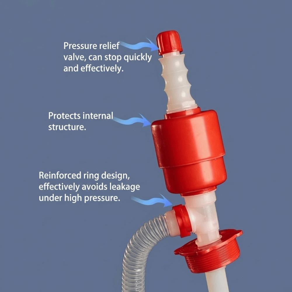 Portable Barrel Pump Plastic Liquid Extractor Drum Pump Hand Pump  Engine Oil