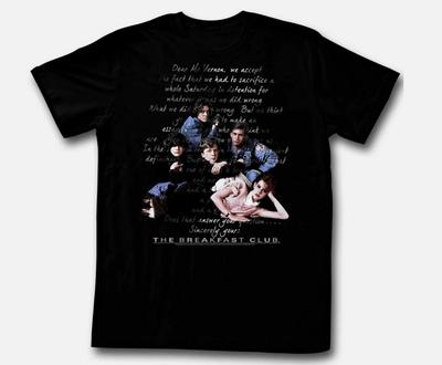 The Breakfast Club Letter T-Shirt Unisex Cotton Tee All Size S-45XL Unisex T-Shirt
