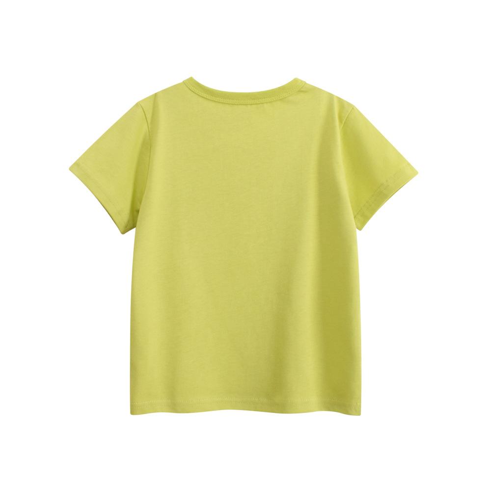 Children's Clothing Summer New Baby Clothes Girl Cartoon Baby Clothes Short Sleeved T-shirt Base Shirt
