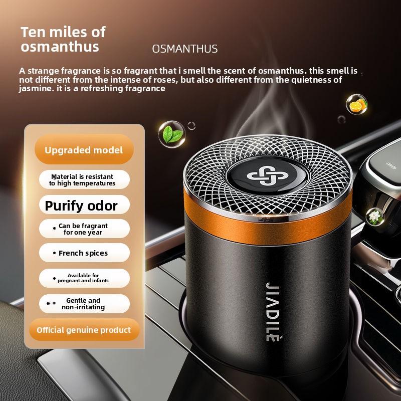 Car Aromatherapy for Men, High-End Car Odor Removal Solid Fragrance, Long-Lasting Car Perfume Ornament