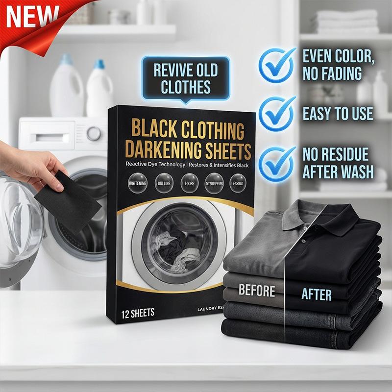 Clothing darkening tablets, home laundry dyeing color-fixing darkening tablets,black clothing fading repair color replenishment