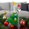 Elegant Holiday Porch Geese Decoration For Christmas New Year Outdoor Garden Yard Decoration Fabric Accessory