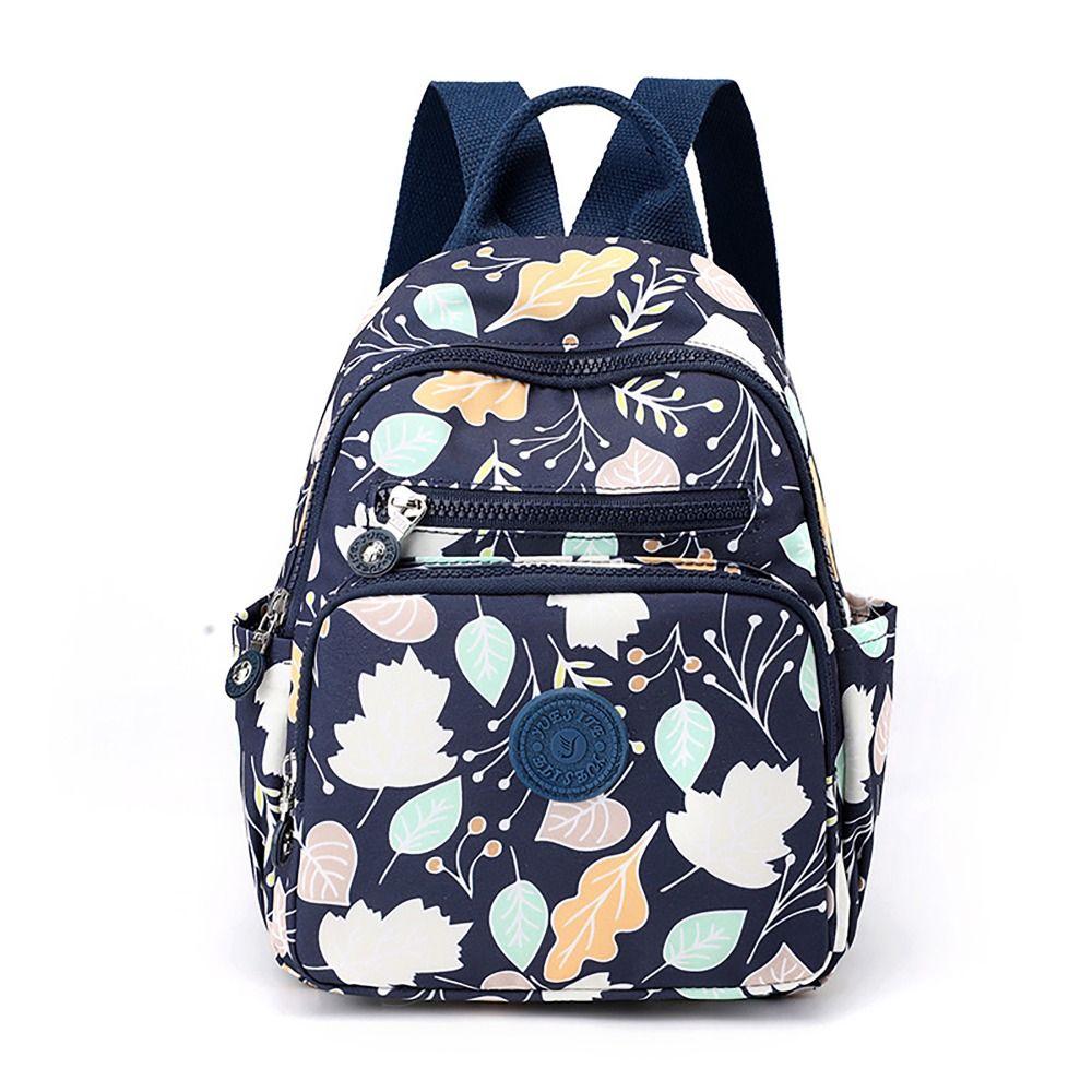 Large Capacity Backpack Small Printing Nylon Sports Backpack Waterproof Student Bag Travel Sports