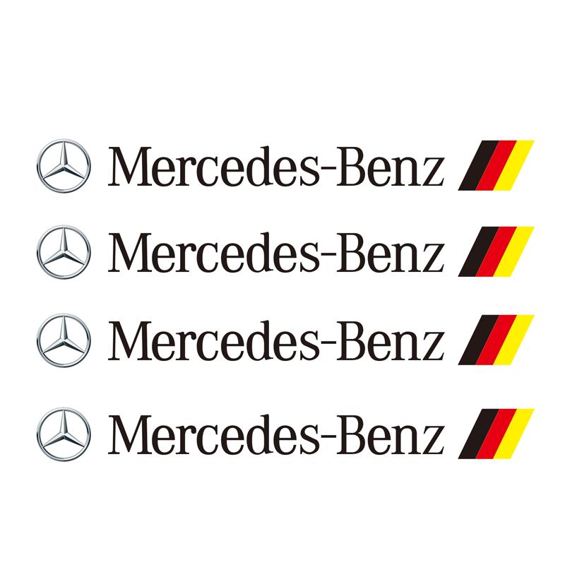 

GLC GLB 4Pcs Car Styling Door Handle Stickers Vinyl Decoration For Mercedes Benz AMG GLE GLS CLS GLC CLA GLA GLK ML C197 R231 W