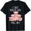 Love Pig Shirt Women Pig Gifts Pigs Tshirt Men Cute Swine T-Shirt