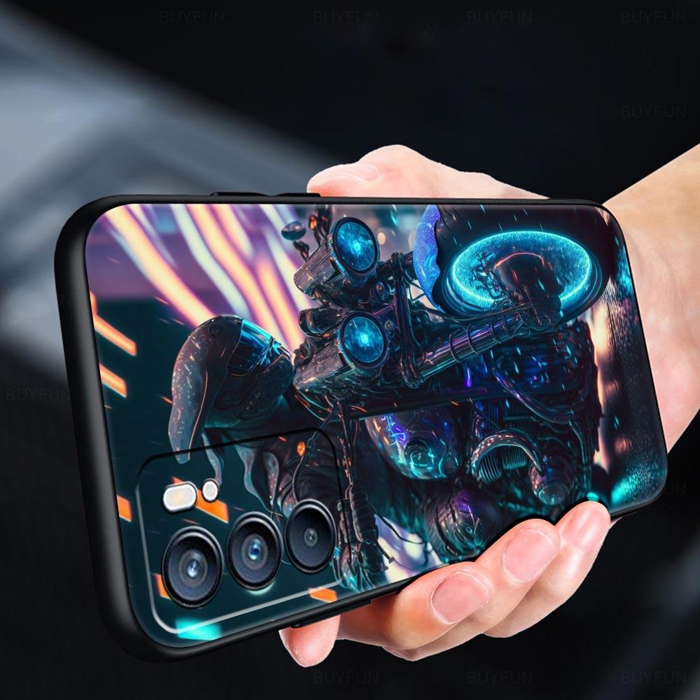 Motorcycle Phone Case For Oppo A17 A31 A54 A57 A78 A79 A98 Find X5 X6 Reno 6 7 8 10 11 12 13 F Pro 5G Soft TPU Cover Fundas Bags