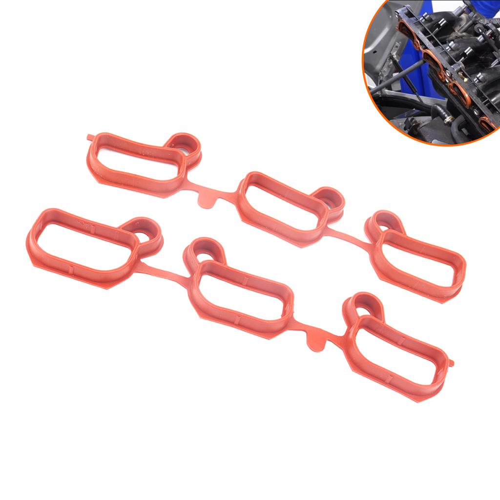 Ansaugkrümmer Dichtungen Satz 11611436631 Auto Motor Ansaugkrümmer Gummidichtung Universal für X5-X3 E83-E53 E85-E60 E39-E36
