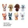 Delicate Strong Adhesion Portable Car Decor Ornament Bobbing Head Dog Animal for Automobile