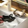 Soap Dish Light Luxury Household Bathroom Creative Bathroom Ceramic Soap Dish Holder  Bathroom Accessories