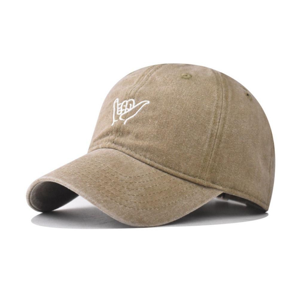 Distressed Embroidered Baseball Cap Hip Hop Sun Hat Casual Streetwear Hats For Man Women Unisex