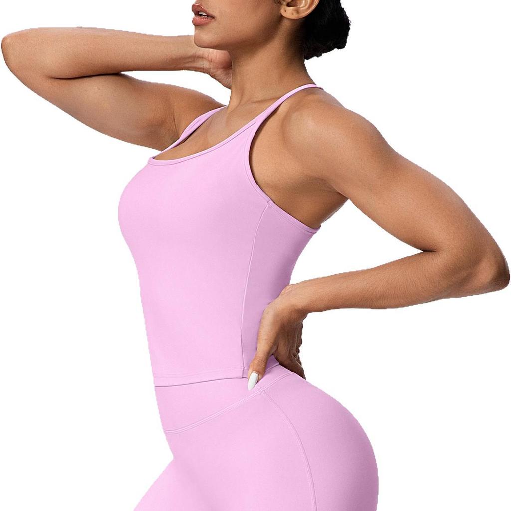 Cloud-like Quick-drying Cross-strap Y-back Sports Vest for Running & Yoga