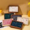 Elegant Jewelry Display Tray Convenient Accessories Holder Plate Dustproof Earrings Necklaces Bracelets Organizer