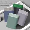 FENTENGCARE Men's Pure Cotton Seamless Boxer Briefs Multipack