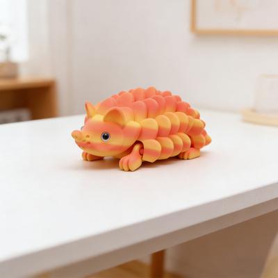 Yousheng 3D Printed Hedgehog Figurine Movable Joints Simulated Hedgehog Stress Relief Fidget Toy Home Office Desktop Decoration