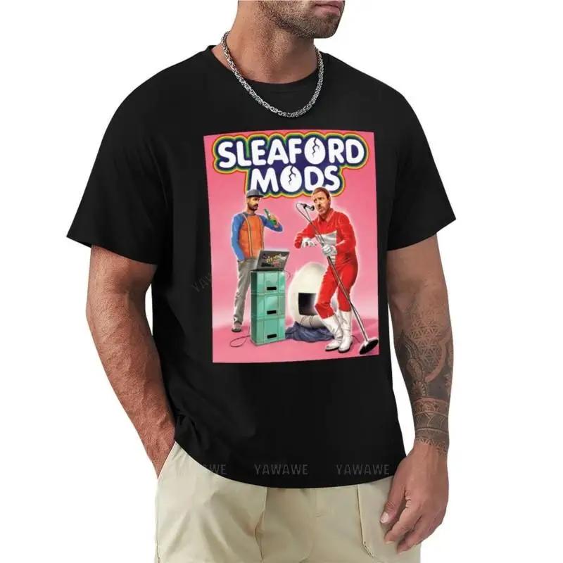 Sleaford Mods 'Mork N Mindy' T-Shirt Short T-shirt Cute Tops Blouse Mens T Shirts Pack Cotton Top Tees Mens T-shirt