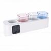 Electric Toothbrush Clean Holder Wall Mounted LED Display Rechargeable Toothbrush Cleaner Holder with 5 Slots for