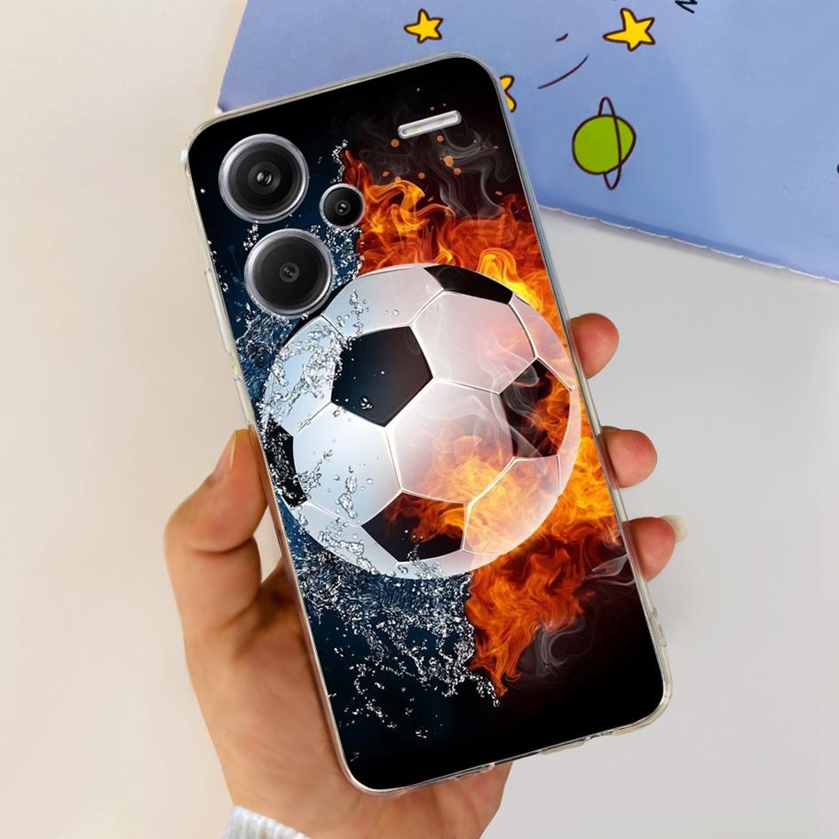 For Xiaomi Redmi Note 13 5G Case Luxury Marble Transparent Phone Cover For Redmi Note 13 Pro Plus Funda on Note 13 Pro 5G Bumper
