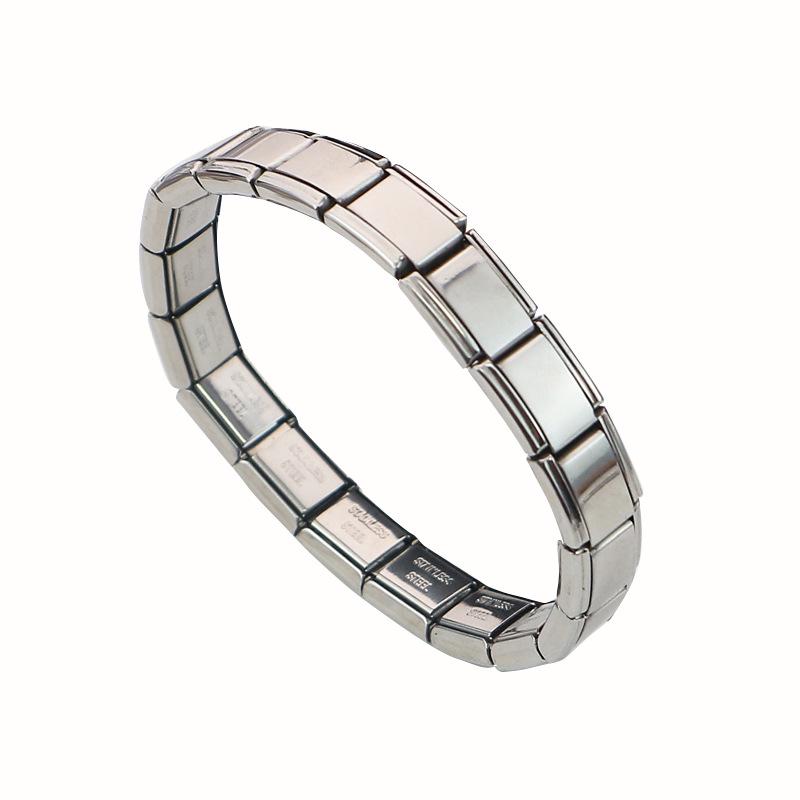 Stainless Steel Engraved Adjustable Bracelet: Versatile Titanium Steel Jewelry