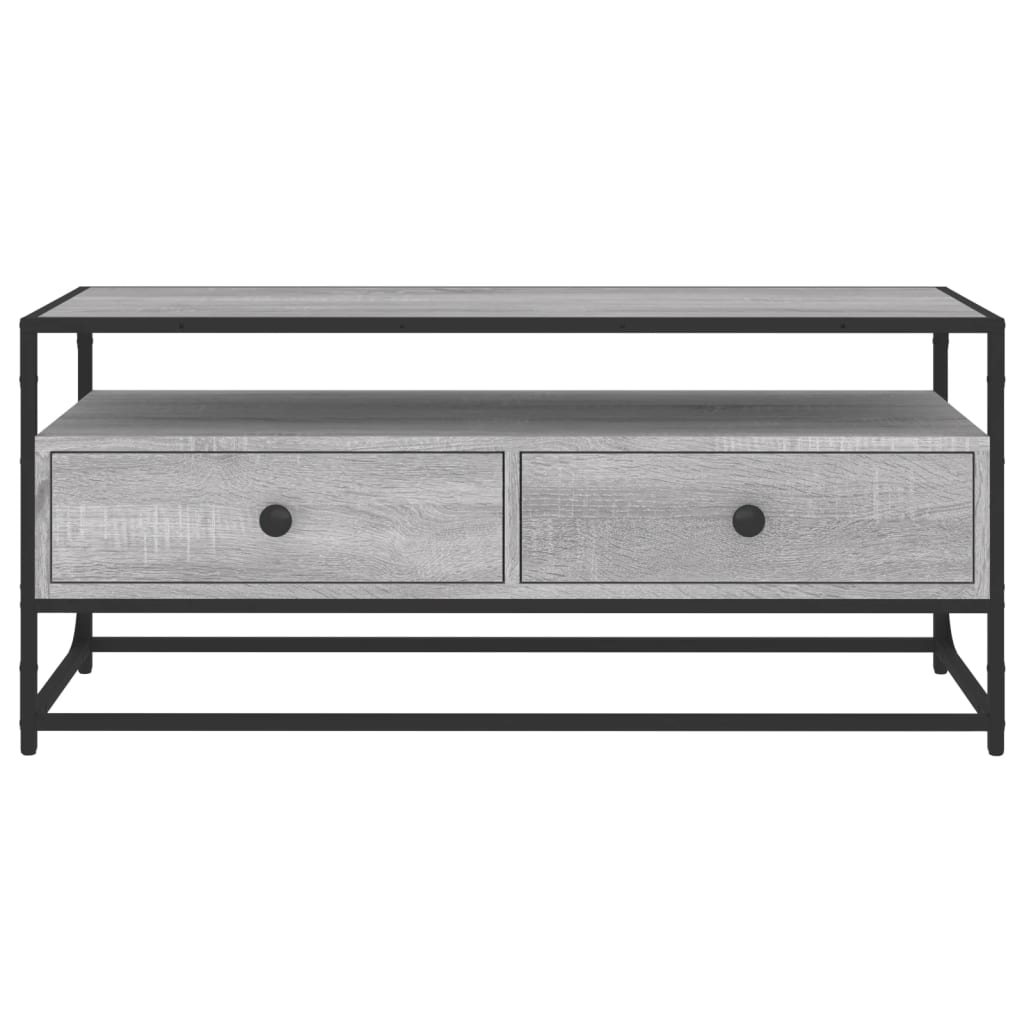 TV Cabinet Gray Sonoma 100x35x45 cm Particleboard