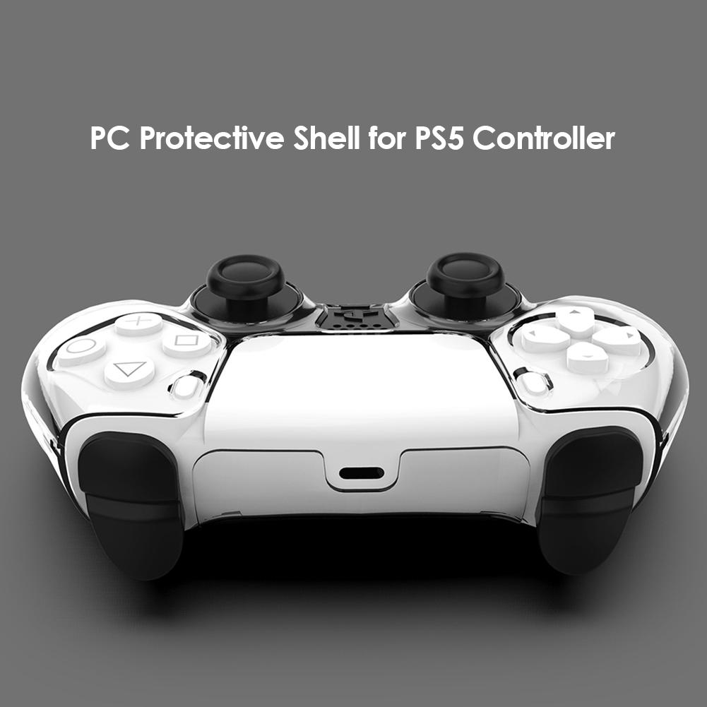 Clear Hard Case Protective Cover For PS5 DualSense Skin Shell Ultra Slim Transparent PC Cover for Sony PlayStation 5 Controller