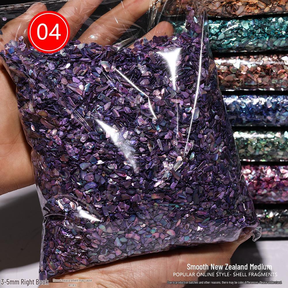 Natural Shell Smooth 3-5mm Mother-of-Pearl Nail Art & Hairpin Decoration.