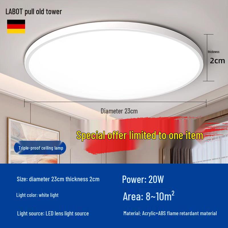 

Smart Radar Sensor Ceiling Light with Voice Control for Balcony, Corridor, Stairwell, Hallway
