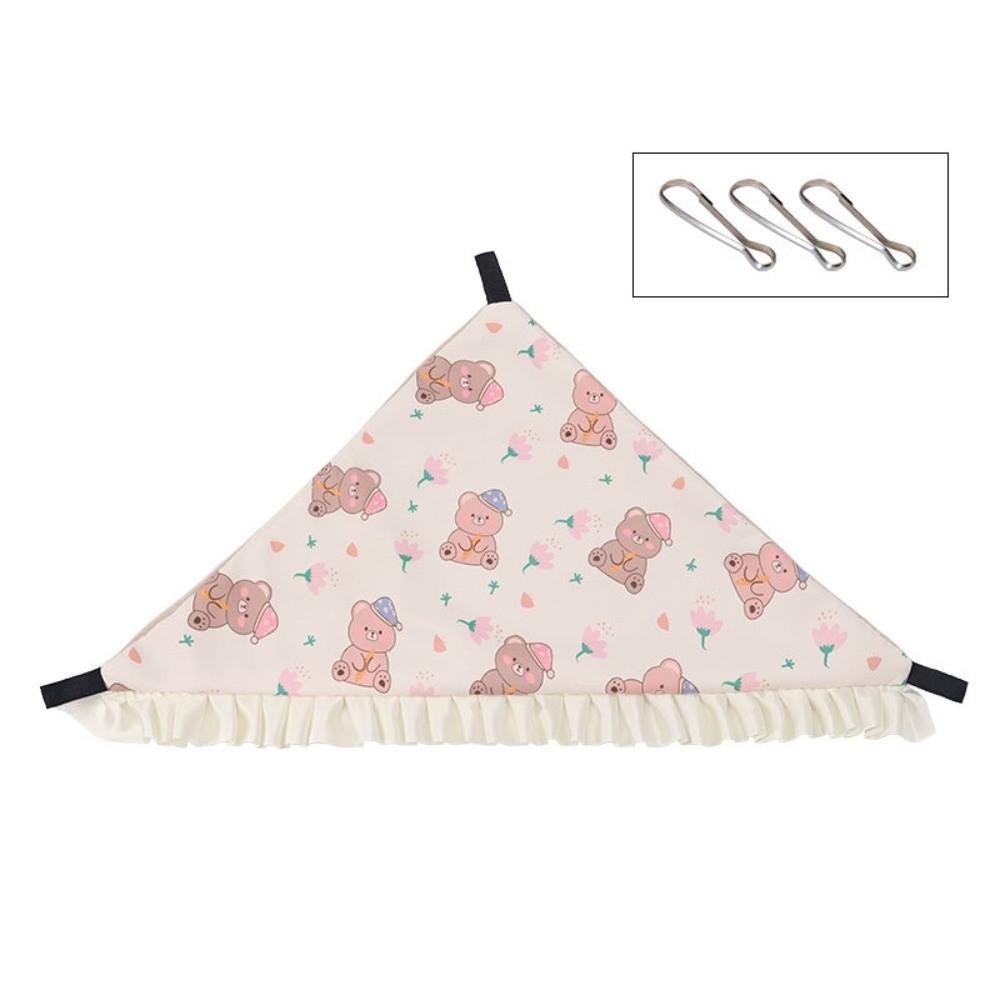 New Ice Feel Pet Hanging Hammock Single-Layer Breathable Cooling Bed Cartoon Pattern Multi-size Guinea Pig Hammock Summer Use