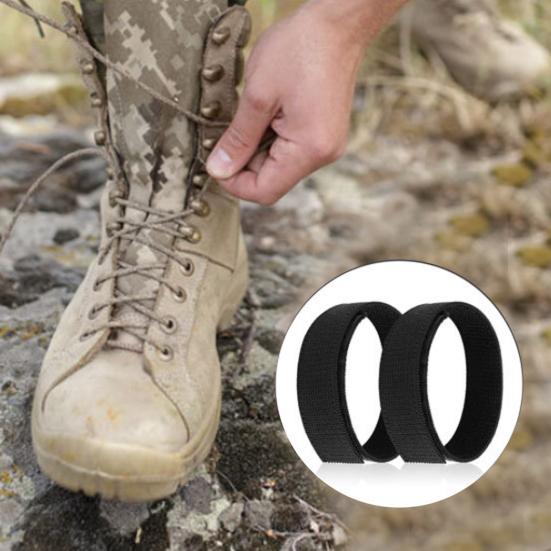 6stk Black Boot Blusers Elastiske Justerbare Bukser Ben Ankelstropp Menn Kvinner Utendørs Jakt Hagearbeid Vandring Sykling Fiskestøvle Blusebånd