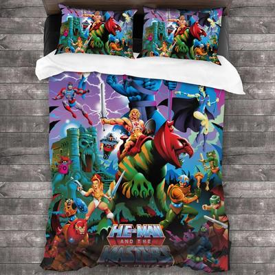 3D Print He Man And The Masters Of The Universe All Season Twin Bedding Set 3 Piece Comforter Set Bed Colcha Casal Bed Sheet