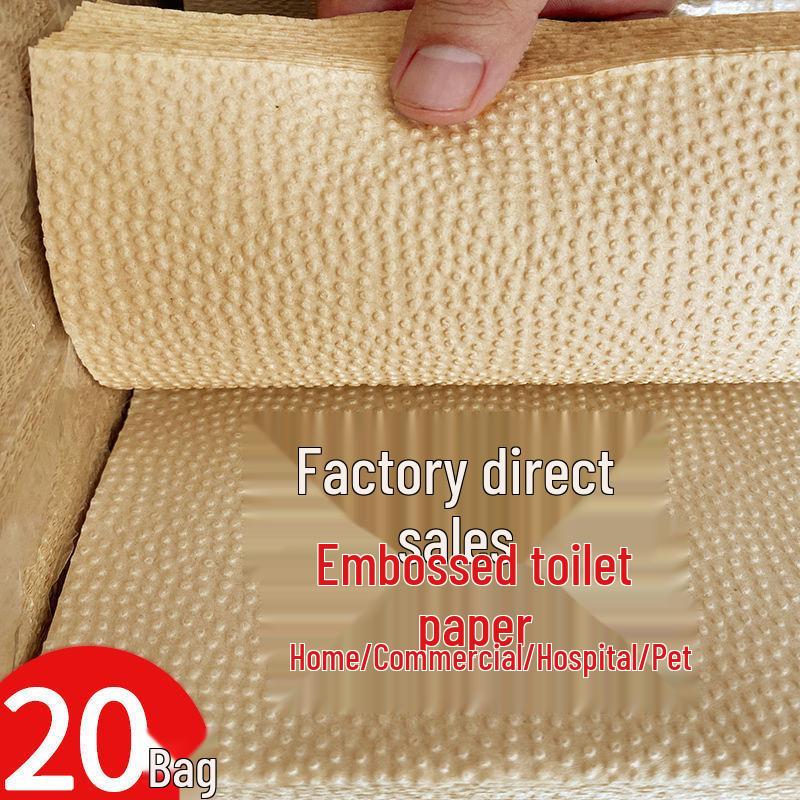 

Рельєфний побутовий туалетний папір з висувним тримачем для ножів 5 packs - factory direct