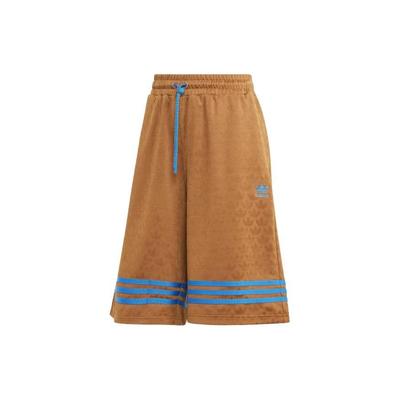 Originals Adicolor 70s Vintage Logo Print Drawstring Mid-Rise Shorts Men Shorts Desert-Brown IK7859