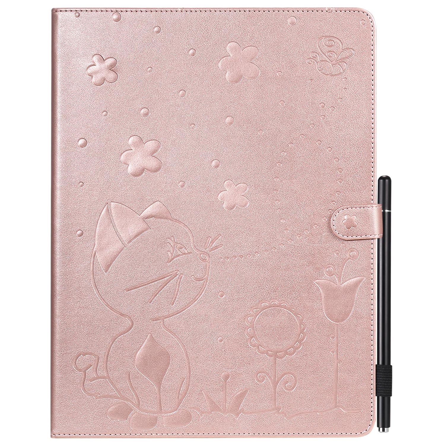 

Embossed Cartoons Cat Cover For Amazon Paperwhite 4 3 2 1 Magnetic PU Leather Case For Kindle Paperwhite 4 Case 10th 6.0 Funda Paperwhite 1234 розового золота