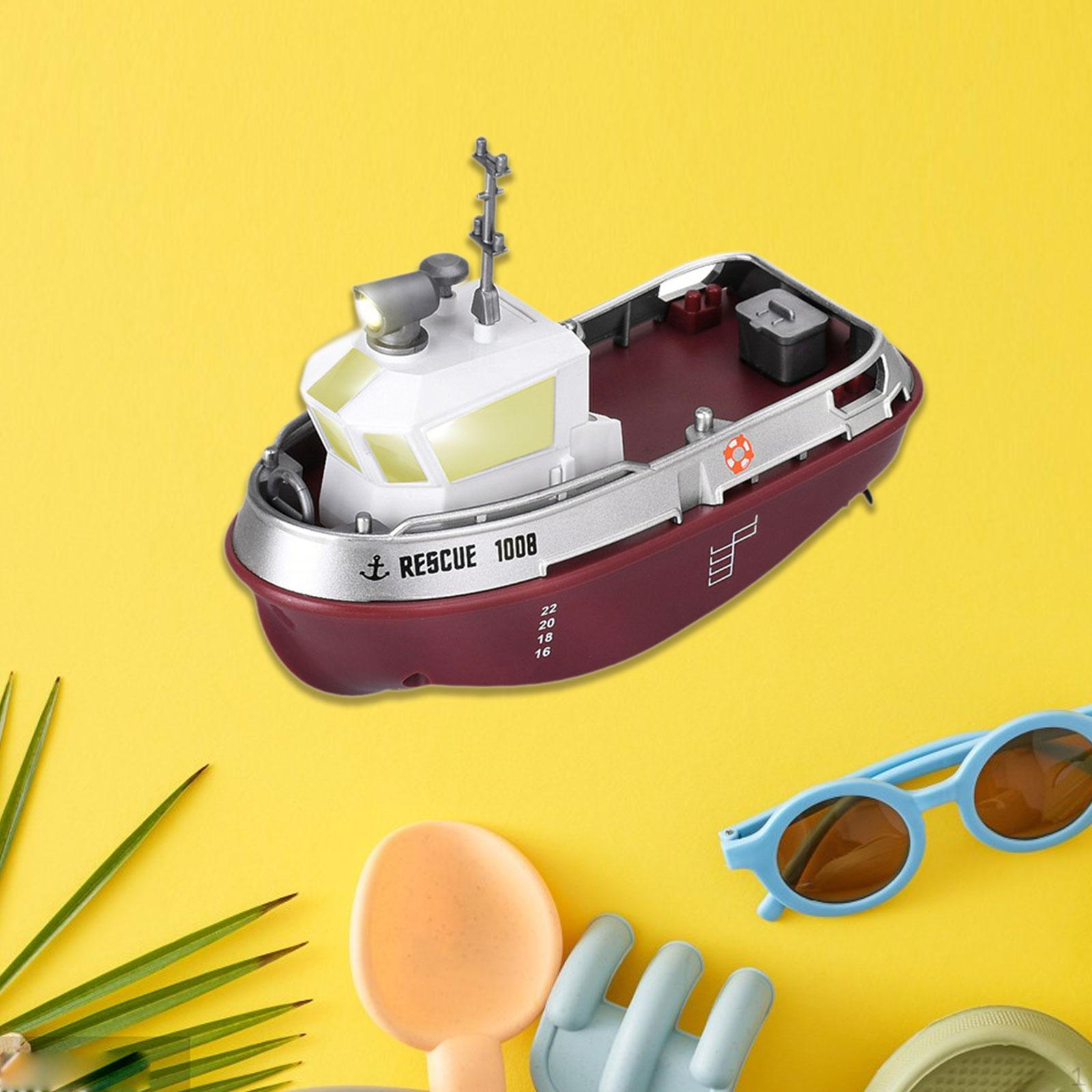 

Мини RC лодка ванна игрушечные лодки маленькие подарки на день рождения водонепроницаемый пульт дистанционного управления для всего тела играть красный