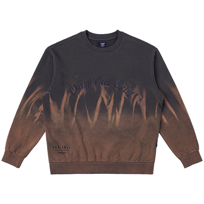 

Lee Men s Blended Dye Letter Crew Neck Sweatshirt M