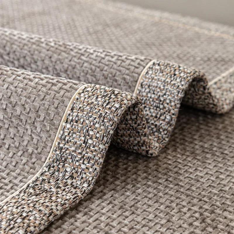 High End Minimalist All-season Universal Sofa Mat Chenille  Anti Slip Seat Cushion Household Comfortable Breathable Couch Cover