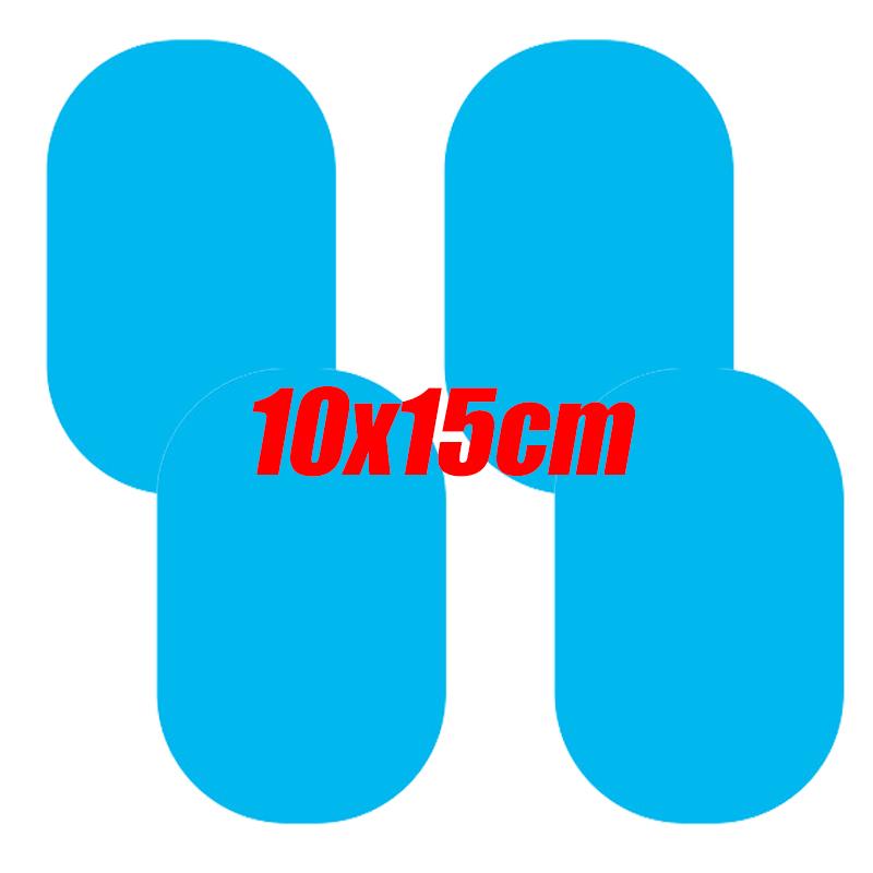 2/4Pcs Car Rearview Mirror Film Rainproof Film Window Glass Anti-fog Waterproof Stickers Round Protective Films Auto Accessories