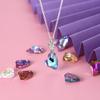 17mm Austria 6261 Devoted 2 U Heart Pendant Loose Rhinestone Charms Beads for Jewelry Making Bracelet Necklace Earrings DIY