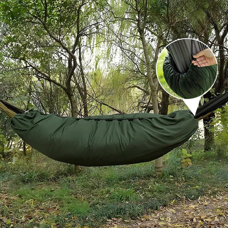 OLOEY Portable Outdoor Double Sleeping Bag Hammock