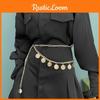 Elegant Women's Metal Waist Chain With Trendy Tassel For Skirts And Casual Outfits