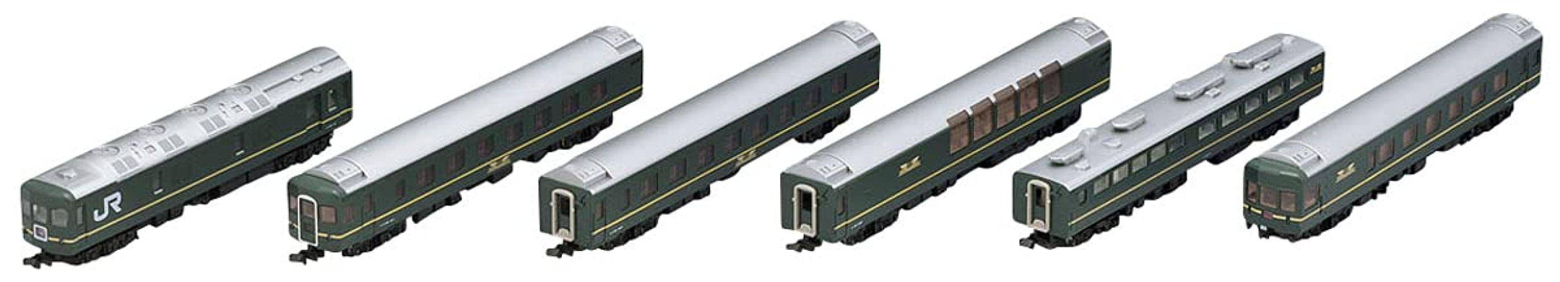 

TOMIX N Gauge 24 Series 25 Twilight Express Basic Set B 6 Cars 98362 Модель железнодорожной модели пассажирского вагона