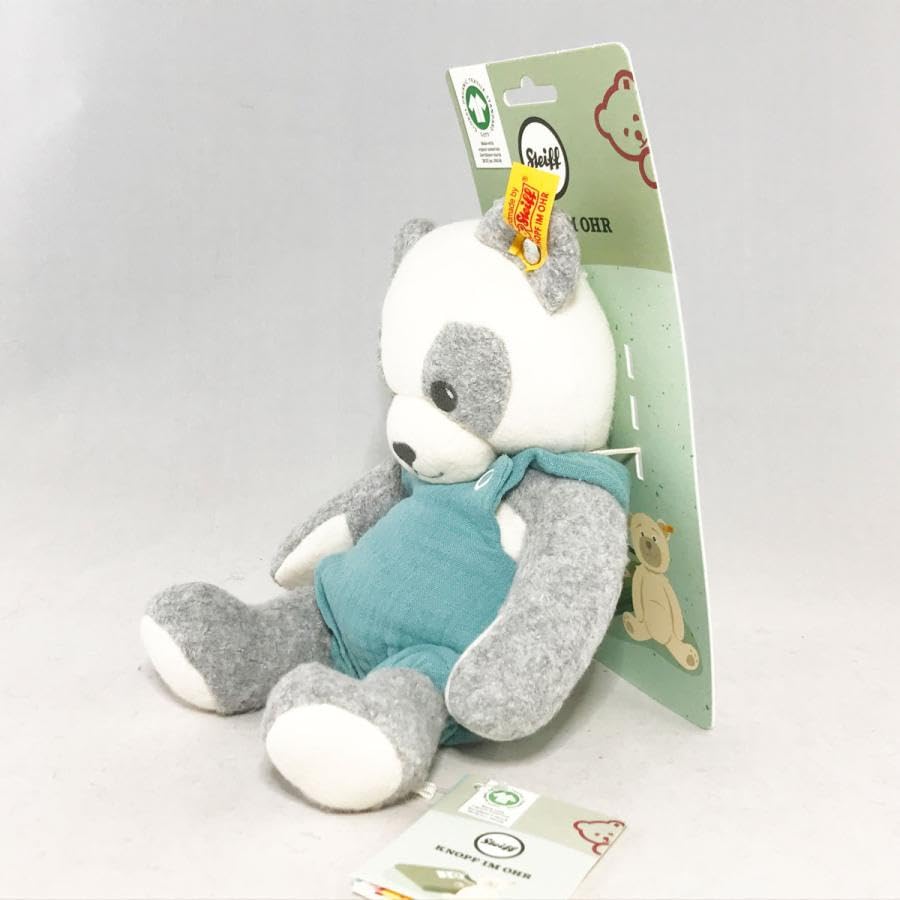 Steiff Poko Panda Teddy Organic Stuffed Made with Organic Bear, Animal, Cotton, [Used]