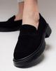 Klassiska loafers Allsy 197365 40 svarta mocka