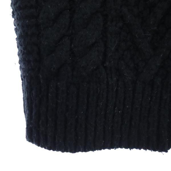 POLO RALPH LAUREN cable Long sleeve Cable Off Turtleneck sweater XL knit Women Used