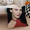LLiv Tyler Cushion Cover Throw Pillow Cover Hidden Button Durable Polyester Chair Cushion